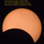 partiell abegedeckte Sonnenscheibe