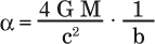 Gravitationslinsenformel